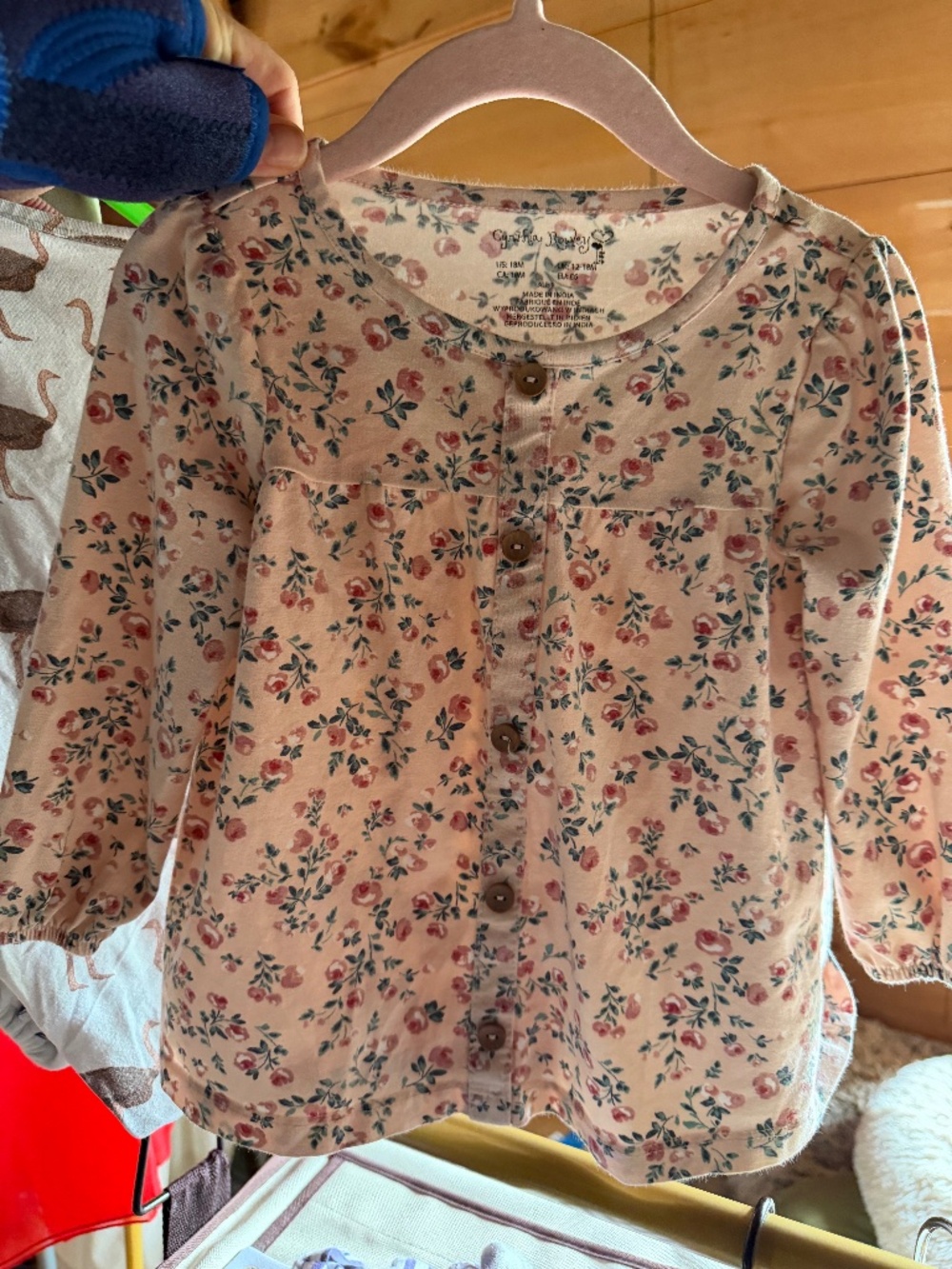 Cynthia Rowley girls floral shirt